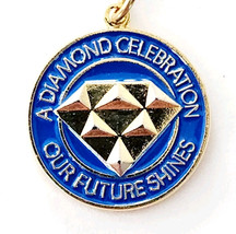 2001 Beta Sigma Phi Sorority Pendant Diamond Celebration Ritual Charm E10A - $59.99