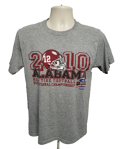 2010 The University of Alabama Roll Tide Football Adult Small Gray TShirt - £11.59 GBP