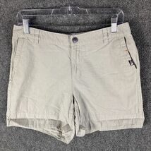 The North Face Shorts Women&#39;s Size 6 Linen Blend Slash Pockets Adults - $273.99 MXN