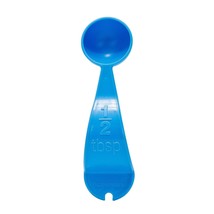 Tupperware 1/2 TBSP Measuring Spoon Raindrop Blue Embossed Curved Replac... - £7.80 GBP