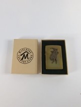 Marlboro Cowboy Bronco Brass Zippo Lighter New Never Fired (Read Description) - £78.62 GBP