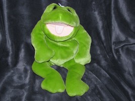 21631 Dakin Lou Rankin Stuffed Plush Herbert Frog Full Body Puppet 10&quot; 16&quot; - £31.64 GBP