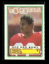 Vintage 1983 Topps Nfc Pro Bowl Football Trading Card #167 Dwight Hicks 49ers - £3.94 GBP