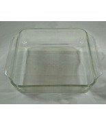 VINTAGE ANCHOR HOCKING CASSEROLE DISH 2qt Glass Baking Pan 8&quot; x 8&quot; - $13.85