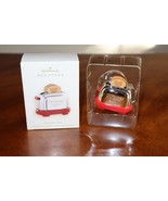 Hallmark Keepsake &quot;Toast For Two&quot; Toaster Christmas Ornament QXG6417 Hea... - $13.96 CAD