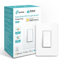 Kasa HomeKit Smart Light Switch KS200 Single Pole Neutral Wire Required 2.4GHz W - £29.16 GBP