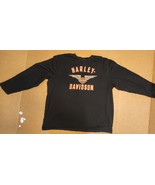 Harley Davidson Dri Fit Black 3 Xl Long Sleeve Tshirt - $28.80 CAD