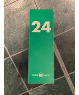 Shake Shack #24 Plastic Green Table Tent *Pre Owned* rrr1 - $17.82 CAD