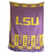 LSU Louisiana State Tigers Officially Licensed Ncaa Shawl Scarf - £22.77 GBP
