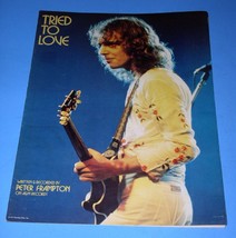 Peter Frampton Sheet Music Vintage 1977 Tried To Love - £18.16 GBP