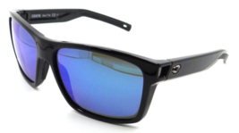 Costa Del Mar Sunglasses Slack Tide 60-15-130 Shiny Black / Blue Mirror ... - £192.21 GBP