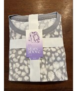 Pajama Set - Stars Above - Size Large Gray White - NEW WITH TAGS - £12.86 GBP