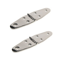 2Pcs 140Mm*38Mm Boat Marine 316 Stainless Steel Door Cabinet Hinge Mirro... - $37.99