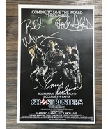 GHOSTBUSTERS MOVIE POSTER 11x17 SIGNED &amp; AUTHENTICATED with COA - £109.65 GBP
