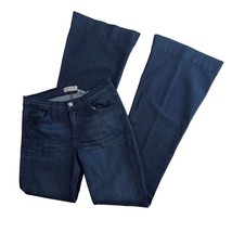 Judy Blue Dark Wash Denim Mid Rise Wide Leg Flare Blue Jeans Womens 11/30 - $31.99