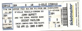 2005 Jimmy Buffett Full Concert Ticket 4/15/2005 - £56.65 GBP