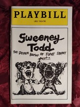 PLAYBILL Program January 1980 SWEENEY TODD Angela Landsbury Len Cariou - $14.40