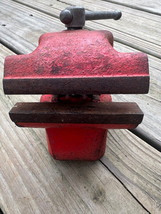 Vintage Red Cast Iron Columbian No.23 3” Jaw Table-Mount Vise Made in USA - £16.70 GBP