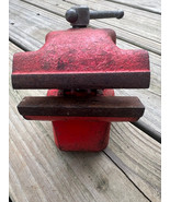 Vintage Red Cast Iron Columbian No.23 3” Jaw Table-Mount Vise Made in USA - £16.43 GBP
