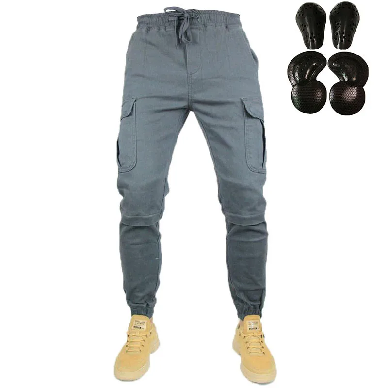 New Men&#39;s Trendy All-match Jeans Four Seasons Comfortable Riding Hockey Pants - £20.40 GBP+