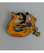 Catdog Cartoon Character Enamel Hat Label Pin - £5.33 GBP