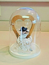 Horseland USA Tied To Your Heart Western Wedding Cake Topper w/ Display ... - $29.65