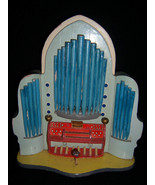 GORGEOUS GERMAN STEINBACH PAINTED CARVED WOOD PIPE ORGAN THORENS DISC MU... - $625.00