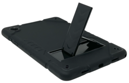 Shockproof Case for Galaxy Tab A8 10.5" Built In Stand + Shoulder Strap BLACK image 9