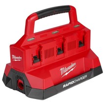 Milwaukee 48-59-1809 M18 Packout 18V Six Bay Rapid Charger w/ Redlink New - £310.94 GBP