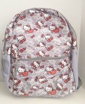 NWT Limited Hello Kitty Sanrio Backpack Bookbag + Keyfob Fast Forward School - $49.49