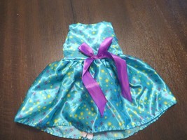 18” Doll American Girls Our Generations Teal Snowflake Dress NWOT! - £10.11 GBP
