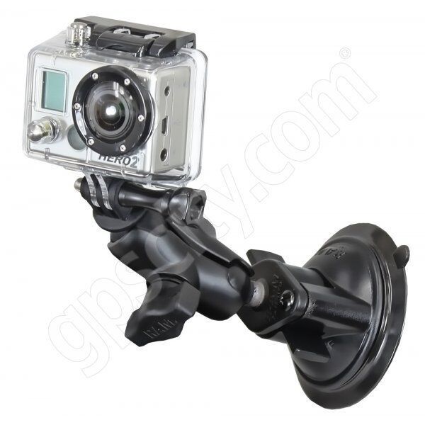 RAM Mount GoPro Short Arm Locking Suction Cup Camera Mount RAM-B-166-A-GOP1U - $82.99