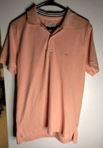 Brooks Brothers Men&#39;s Shirt M Red Fleece Short Sleeve Orange - £6.97 GBP