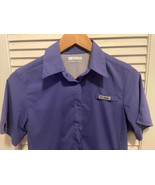 Columbia PFG Omni Freeze Women&#39;s XS Short Sleeve Stretch Casual Shirt Pu... - $25.71 CAD