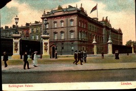 Vintage POSTCARD-EARLY 1900&#39;s-,BUCKINGHAM PALACE-LONDON BK29 - £3.16 GBP