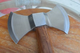 Carbon steel handmade Crusader double Head axe fromThe Eagle Collection ASM2660 - £94.95 GBP