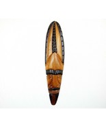 Vintage Hand Carved Wood Tribal Mask,Indonesian Wall Hanging Wood Mask L... - $53.71 CAD