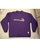 NFL Minnesota Vikings Reebok Purple Crew Neck Sweatshirt Men&#39;s Size M - £16.70 GBP