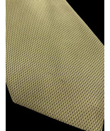 Ralph Lauren Gold Tie Necktie Textured 3.75&quot; Wide Woven Silk Hand Finish... - £36.81 GBP