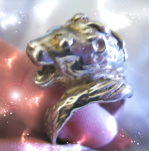 HAUNTED ANTIQUE LION RING ETERNAL SUCCESS VICTORIES HIGHEST LIGHT COLLECTION image 2