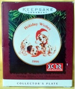 HALLMARK KEEPSAKE ~ 101 Dalmatians, Holiday Wishes, Original Box 1996 ~ ... - £9.32 GBP