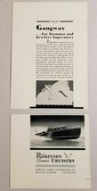 1931 Print Ad Robinson Seagull Cruisers Boats Benton Harbor,Michigan - $11.68