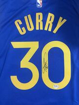 STEPHEN CURRY PSA/DNA SIGNED AUTOGRAPHED GOLDEN STATE WARRIORS JERSEY COA - $839.00