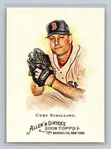 Curt Schilling #113 2008 Topps Allen &amp; Ginter Boston Red Sox - $1.99