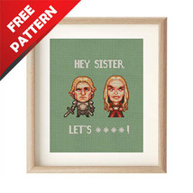 Jaime &amp; Cersei Lannister GoT Free cross stitch PDF pattern - £0.00 GBP