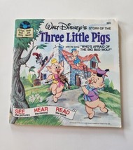  Disney's 'Three Little Pigs' 24 Page Read Along Book and Record. #303 - 1978 - £10.86 GBP