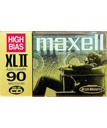 Maxell XL-II 90-minute Blank Audio Cassette in Original Package - £6.10 GBP