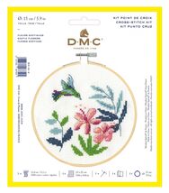 DMC Beginners Cross Stitch Kit XS Exotic Flowers BK1912 - $8.51