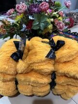 NEW Minky Couture Hugs Sunset Yellow, Blanket Adult Size 50x60 NWT SOLD ... - $141.29