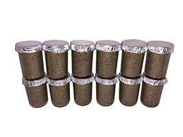 12 Ultimate Half Pint Mushroom Substrate Jars, Grow Mushrooms Fast!! - £63.94 GBP